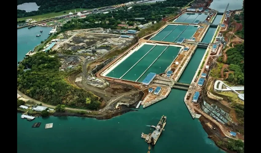 Foto ilustrativa del Canal de Panamá. 
