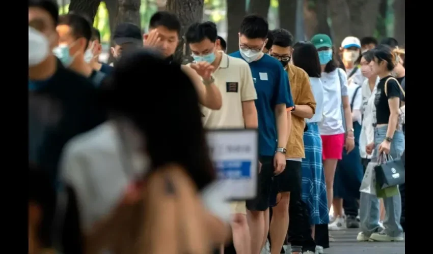 Foto ilustrativa de personas en China. 