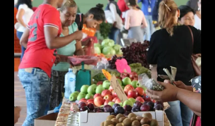 Las personas viajan hasta Merca Panamá a comprar sus legumbres. 