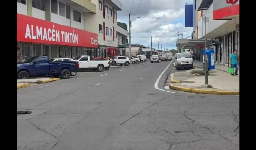 David sin muchos autos en las calles. Foto: José Vásquez. 