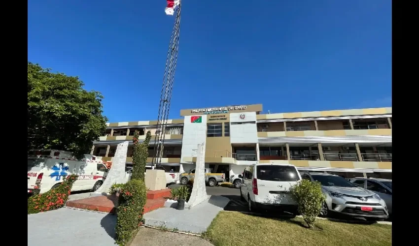 Vista del Municipio de David.