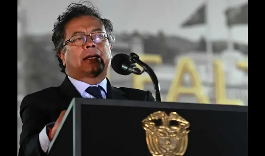 Presidente colombiano, Gustavo Petro.