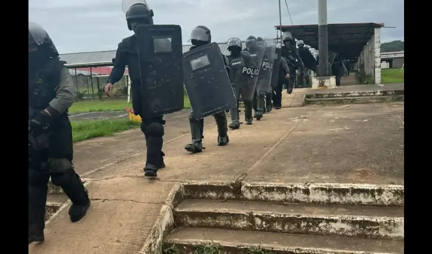 PN durante los operativos y requisas. 