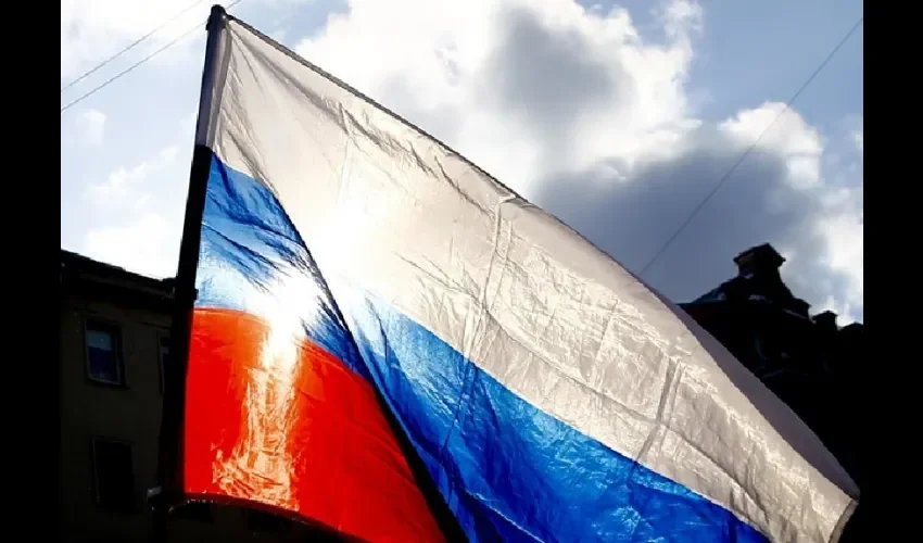 Bandera del país ruso. 