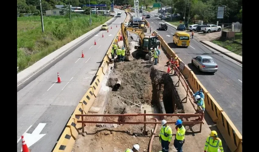 Trabajos de la Línea 3 del Metro de Panamá avanzan. 