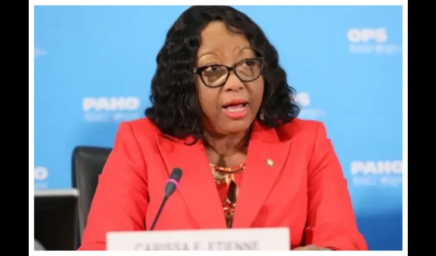 Directora de la Organización Panamericana de la Salud (OPS), Carissa Etienne. EFE.