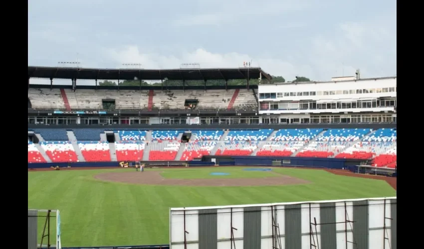 El estadio se encuentra en reparación. 