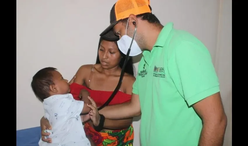 Vista de la atención de pacientes. 