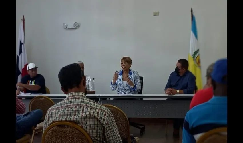 Vista de la reunión del Consejo. 