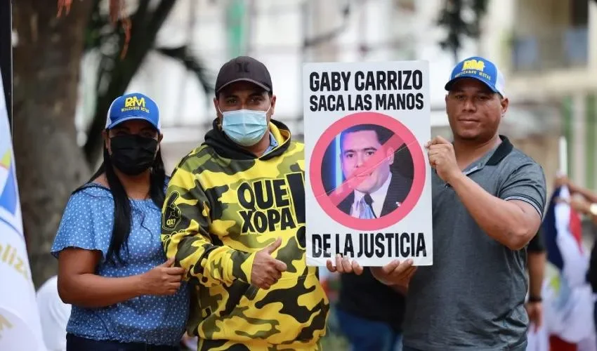 Piden cese a la persecución contra el expresidente de la república y presidente del partido RM, Ricardo Martinelli. 