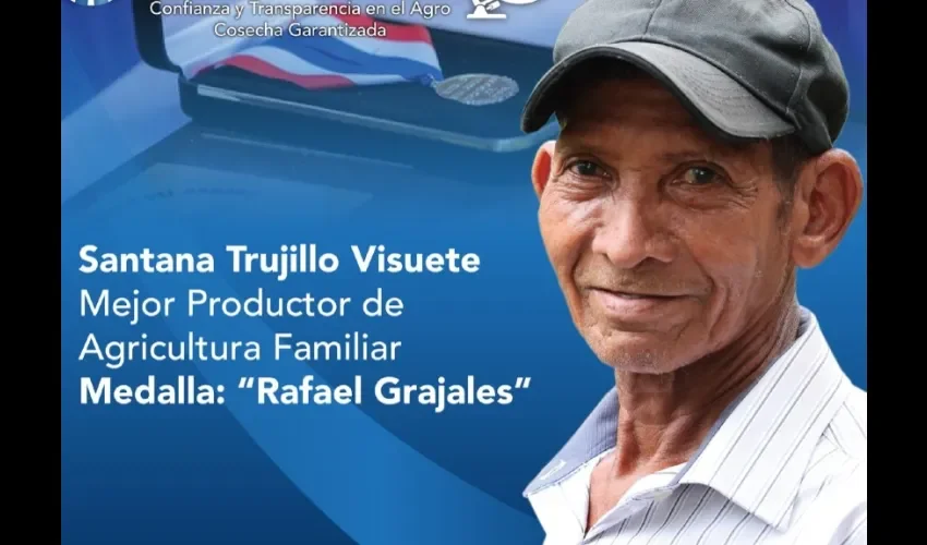 “Mejor productor de Agricultura Familiar Medalla Rafael Grajales” del 2022.