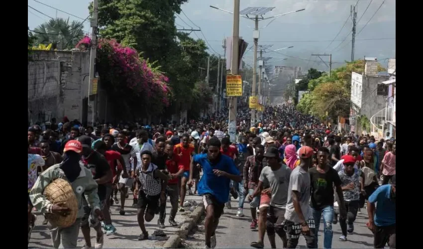 Manifestaciones en Haití. EFE.