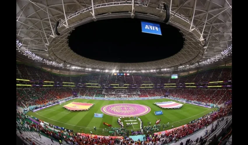 Estadio Al Zumana donde debutó Costa Rica en Qatar. 