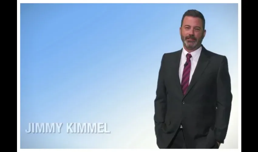 Fotocaptura. Jimmy Kimmel. 