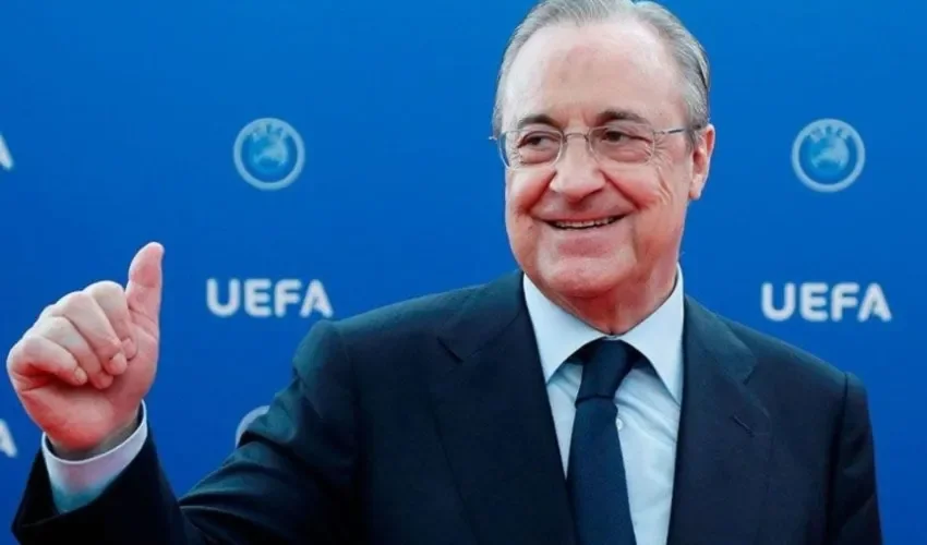 El presidente del Real Madrid sigue su recorrido en busca de más estrellas. 