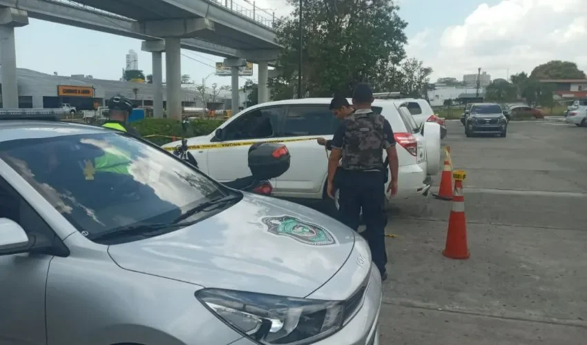 Vista del área del incidente. 