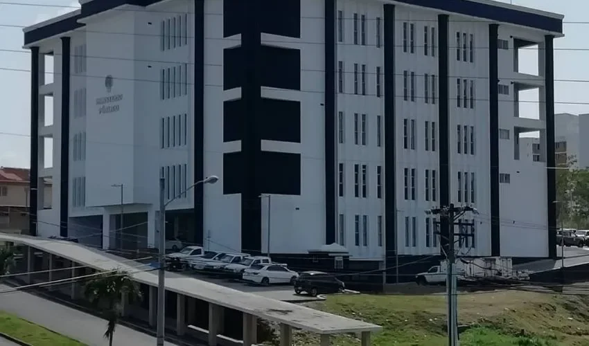 Vista del edificio del Ministerio Público. 