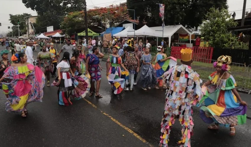 Vista del desfile. 