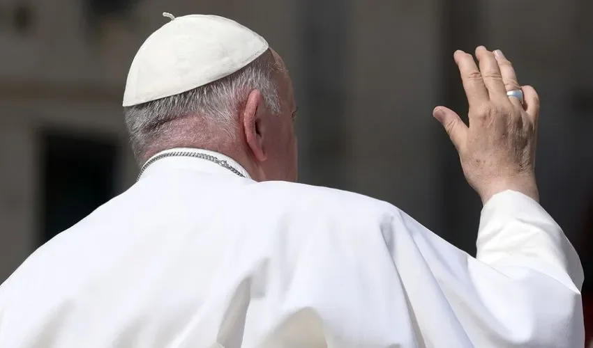 El papa Francisco, en la Audiencia General de los miércoles. EFE/EPA/Ettore Ferrari