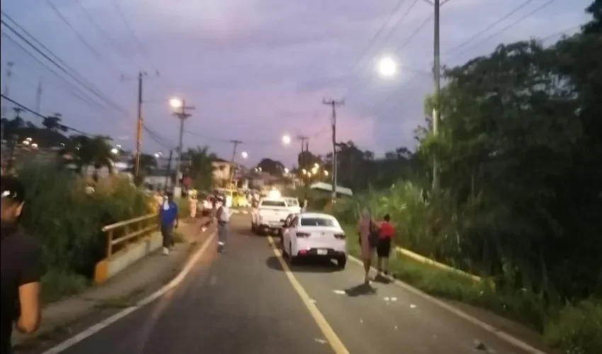 La situaciób generó tráfico vehicular desde tempranas horas.