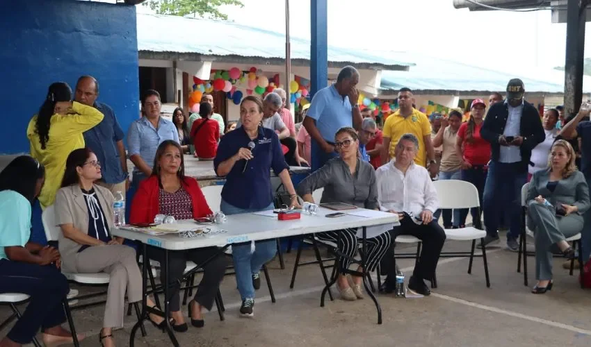 La ministra participó de la actividad. 