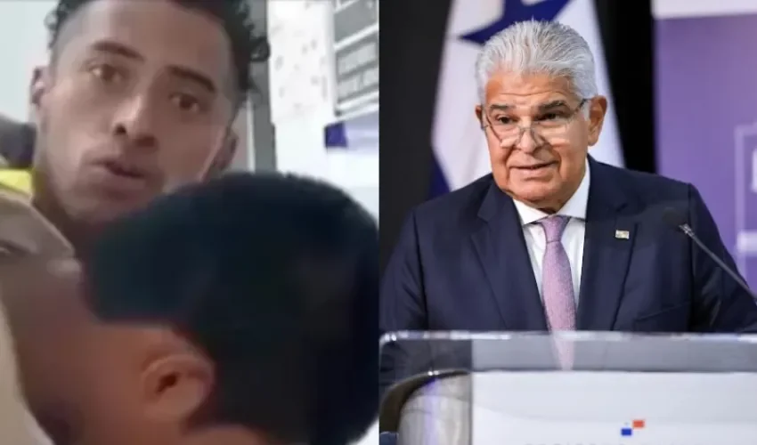 Foto: Presidencia y captura del video. 