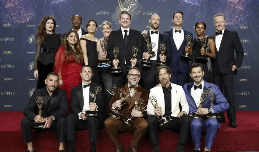 El equipo de "The Studio". EFE/EPA/Caroline Brehman