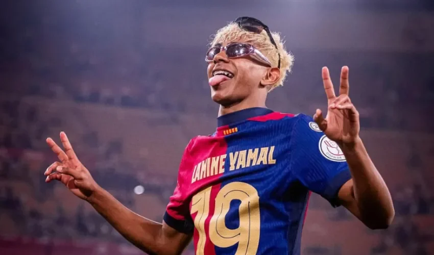 Foto: Instagram de Lamine Yamal.