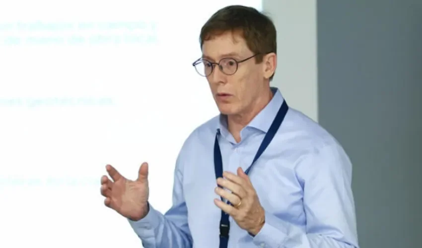 John Langman, vicepresidente de Proyectos Hídricos de la Autoridad del Canal de Panamá (ACP). Foto: EFE. 