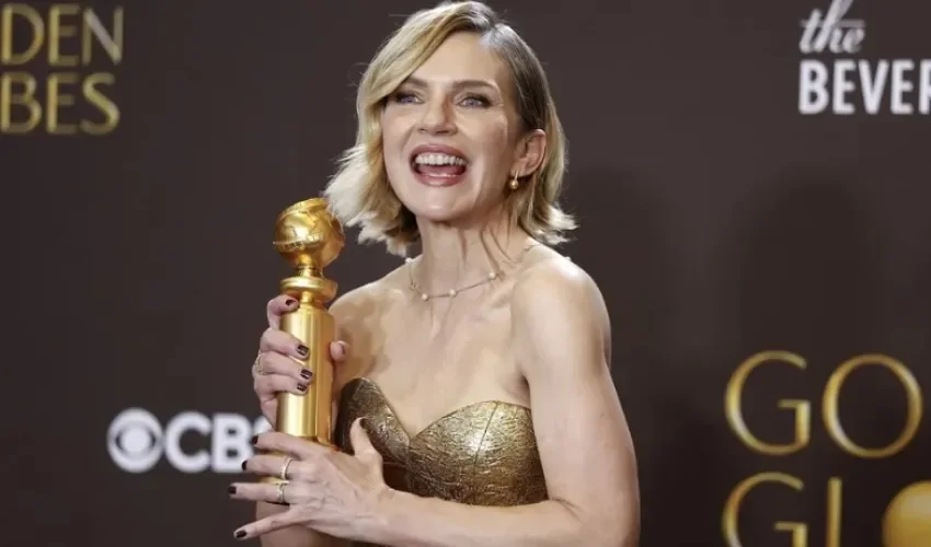 Fotografía de archivo de la actriz Rhea Seehorn, quien tiene una nominación en los Premios Emmy 2026 por ‘Pluribus’. EFE/ Chris Torres