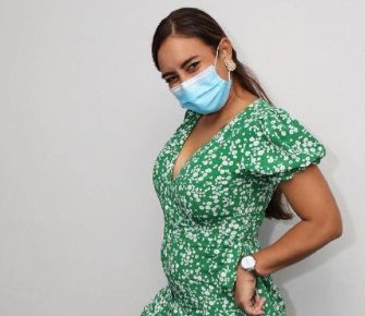 Demi Becerra se puso la vacuna de Pfizer y mira lo que le pasó 