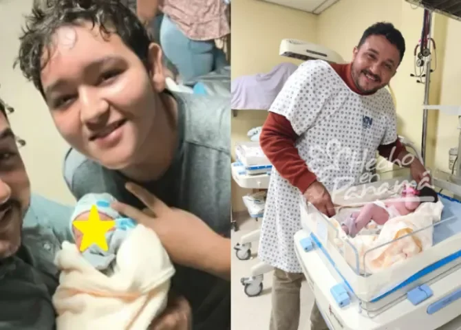  Nace Luis Vicente, el segundo hijo del cantante Lucho Pérez 