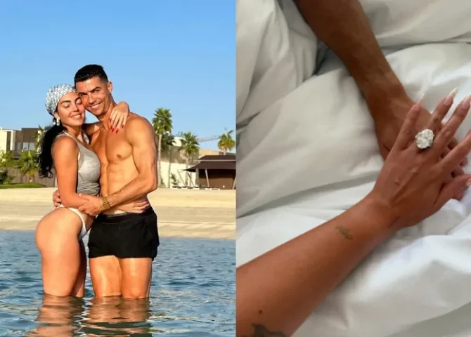  Cristiano Ronaldo y Georgina Rodríguez anuncian su compromiso tras nueve años de amor 