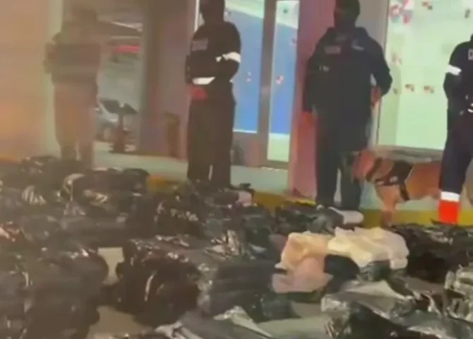  Hallan 1,162 paquetes de droga ocultos en un contenedor en terminal portuaria de Colón 