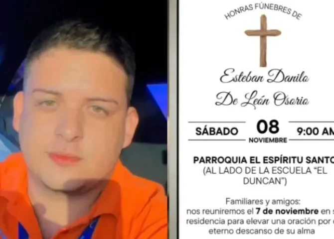  Familiares y amigos darán el último adiós a Esteban De León mañana  