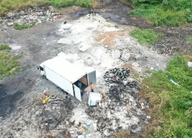  Mafia controla zona usada para quema de llantas, asegura MiAmbiente 