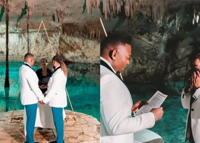  ¡Dieron el 'sí, acepto'! Sam Jaén y Richie Iconic celebran su boda en un escenario de ensueño 