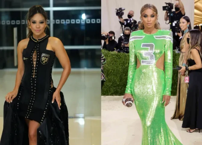  ¡Moda, patriotismo y creatividad! Nicolle Ferguson se inspira en Ciara para transformar la piel de la Sele 