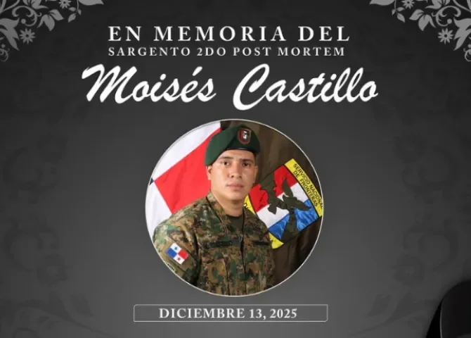  SENAFRONT llora la muerte de Moisés A. Castillo, Sargento Segundo Post Mortem 