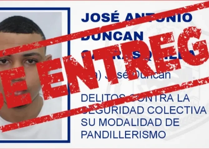  Foto: Policía Nacional.  