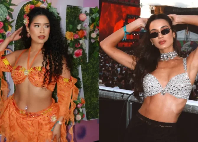  Aztinay y Mafe brillaron en el Picnic Fest con creaciones de Róyer Pérez 