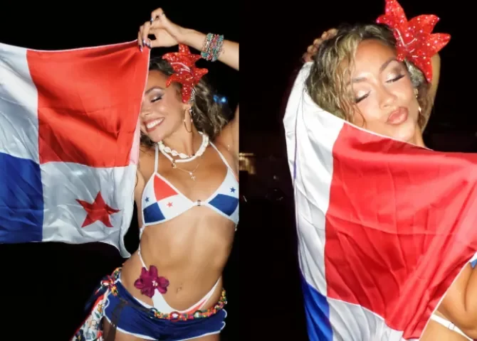  ¡Lo dio todo en el escenario! Mónica Giavanna representó a Panamá en Coachella junto a Karol G 