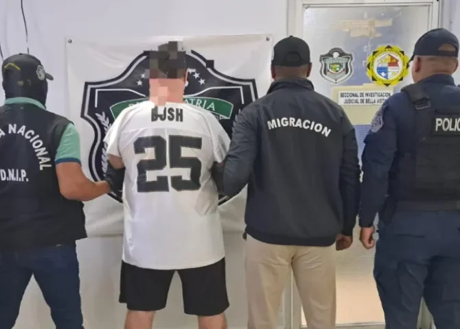  Capturan en Bella Vista a estadounidense con alerta roja de Interpol por homicidio 