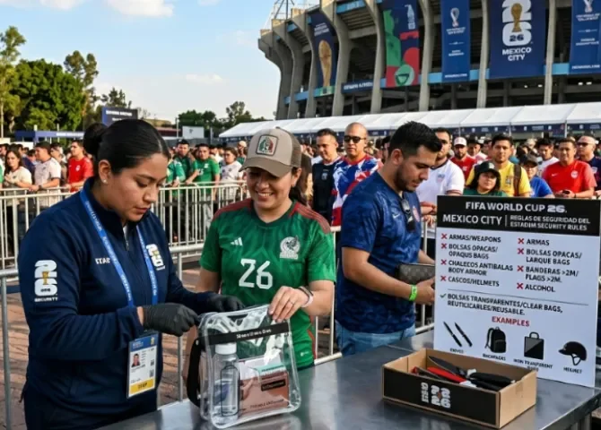  FIFA anuncia lista de objetos prohibidos para el Mundial 2026 