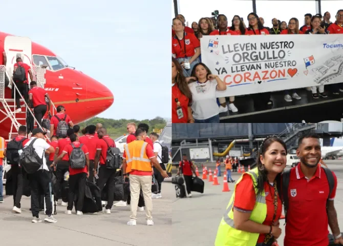  ¡Todo un país viaja con ellos! Panamá parte rumbo al Mundial 2026 