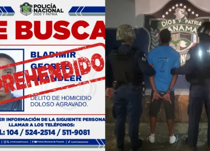   Capturan en Curundú a uno de los más buscados por homicidio  