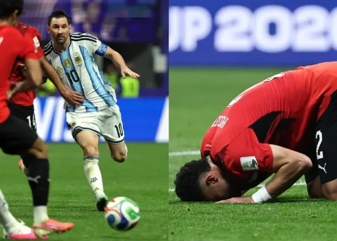  Argentina vino de atrás y apagó el sueño de Egipto con un 3-2 