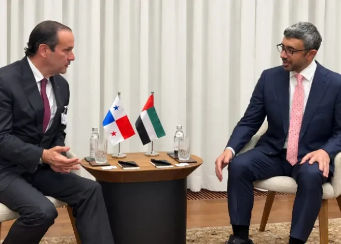  Foto captura de video de la Cancillería de Panamá.  