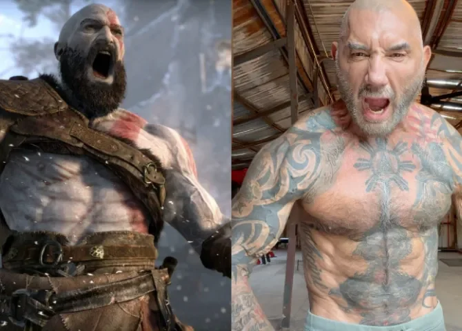  Dave Bautista se pone en modo Kratos: así avanza su transformación para ‘God of War’ 