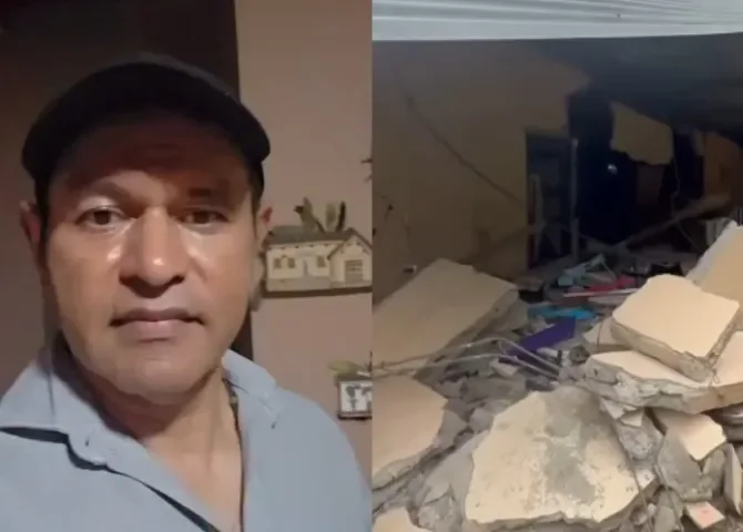  Samy Sandoval pide donaciones de carpas y pallets para damnificados por el sismo 